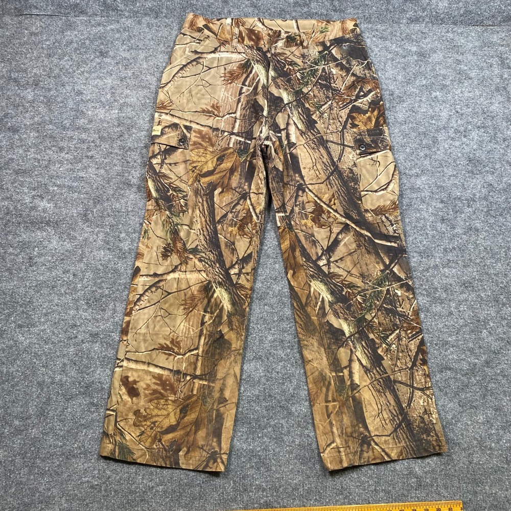 Gander Mountain Mens Realtree Camo‎ Cargo Pants Size L Adjustable Waist 35x30